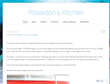 Tablet Screenshot of poseidonskitchen.com